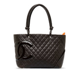 Brown Chanel Large Cambon Ligne Tote