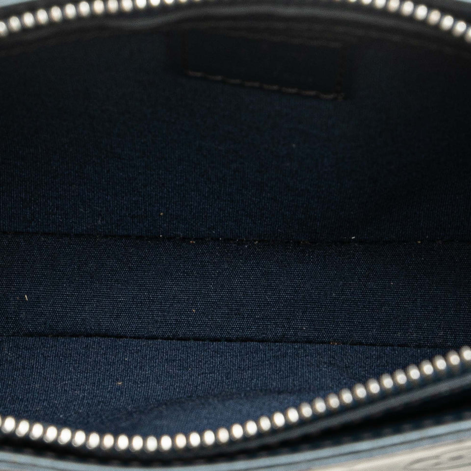 Blue Louis Vuitton Monogram Mat Fowler Shoulder Bag