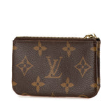 Brown Louis Vuitton Monogram Pochette Cles Coin Pouch