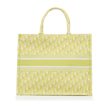 Dior Book Tote Green Oblique Canvas