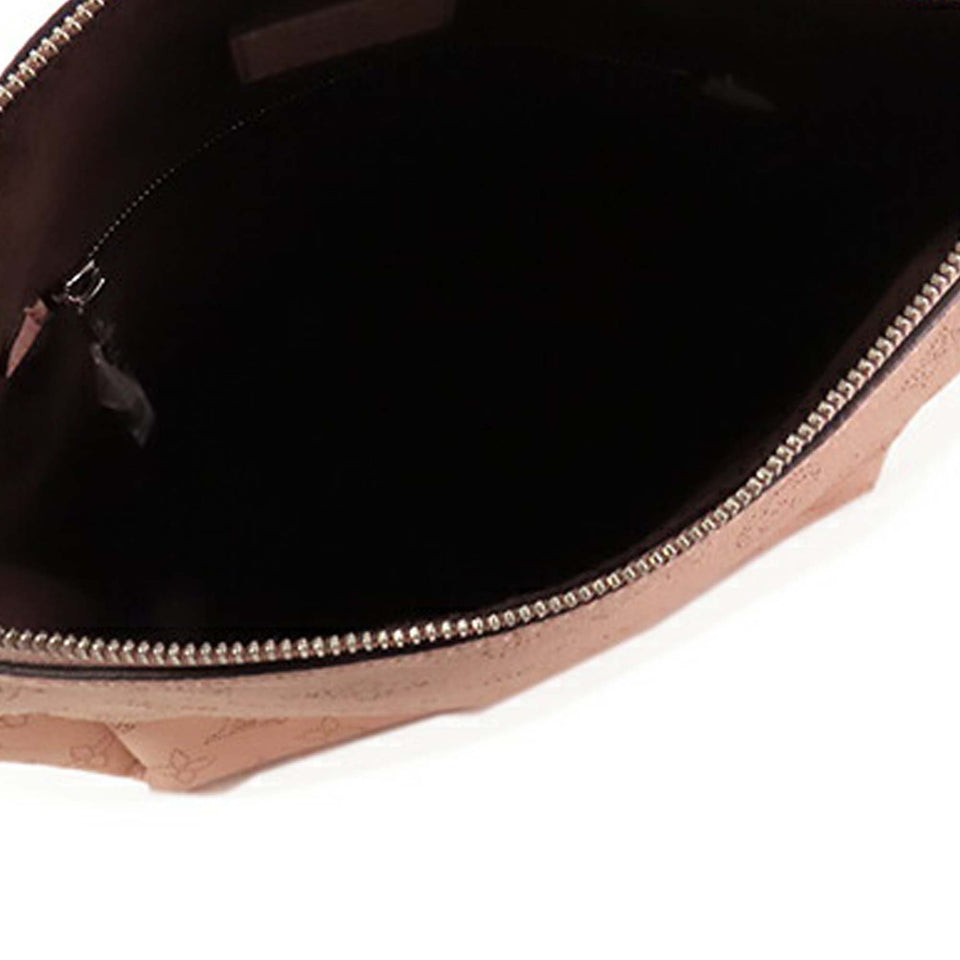 Pink Louis Vuitton Monogram Mahina Babylone BB Satchel