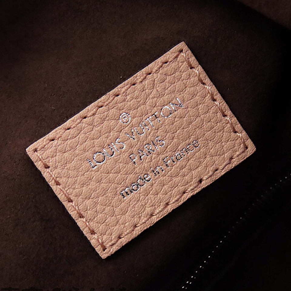 Pink Louis Vuitton Monogram Mahina Babylone BB Satchel