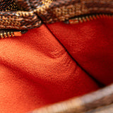 Brown Louis Vuitton Damier Ebene Aubagne Shoulder Bag