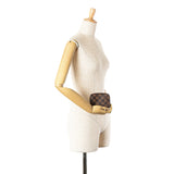 Brown Louis Vuitton Damier Ebene Zippy Coin Purse