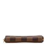 Brown Louis Vuitton Damier Ebene Zippy Coin Purse