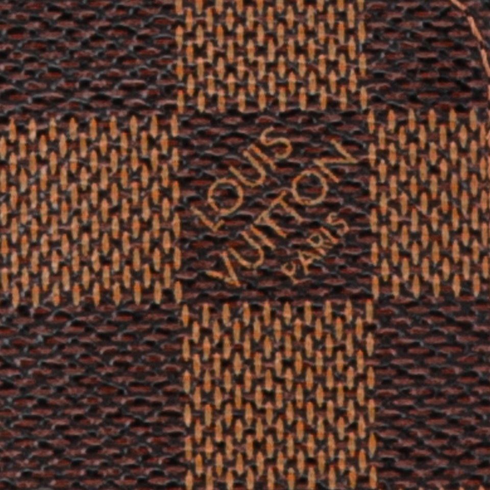 Brown Louis Vuitton Damier Ebene Zippy Coin Purse