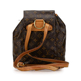 Brown Louis Vuitton Monogram Montsouris MM Backpack