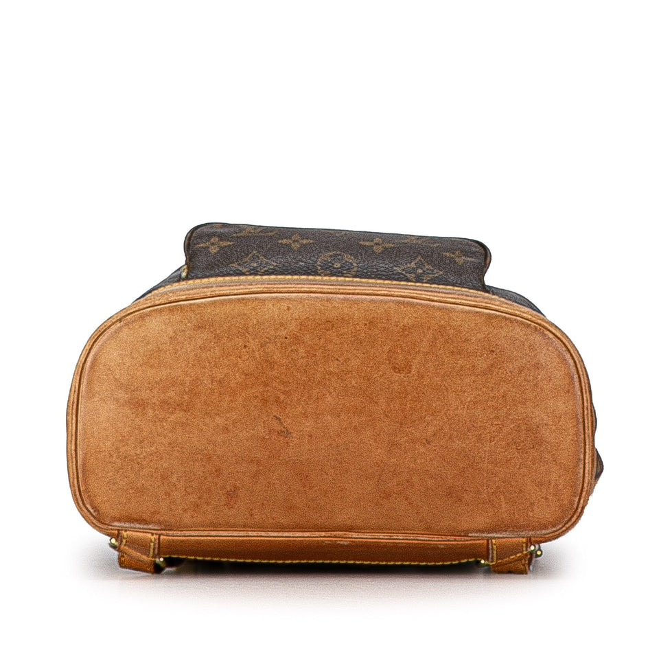 Brown Louis Vuitton Monogram Montsouris MM Backpack