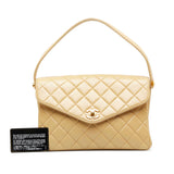 CHANEL Medium Lambskin Envelope Flap Handbag