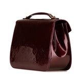 Purple Louis Vuitton Monogram Vernis Miranda Satchel