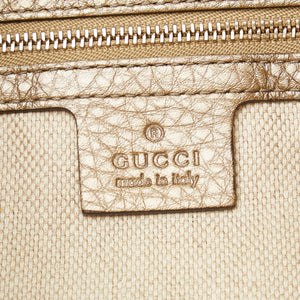 Gold Gucci Medium Soho Chain Tote