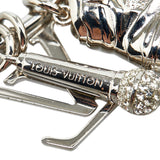 Silver Louis Vuitton Silver Plated Charm Key Ring