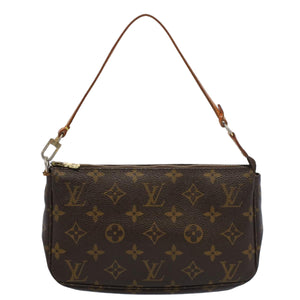 Louis Vuitton Pochette Accessoire  Canvas Clutch Bag