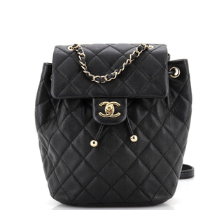 CHANEL Urban Spirit NM Backpack Quilted Caviar Mini