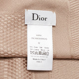 Dior Beige Cannage Silk Blend Square Scarf