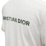 Christian Dior Princess And Dragon Foil Print Ringer Tshirt
