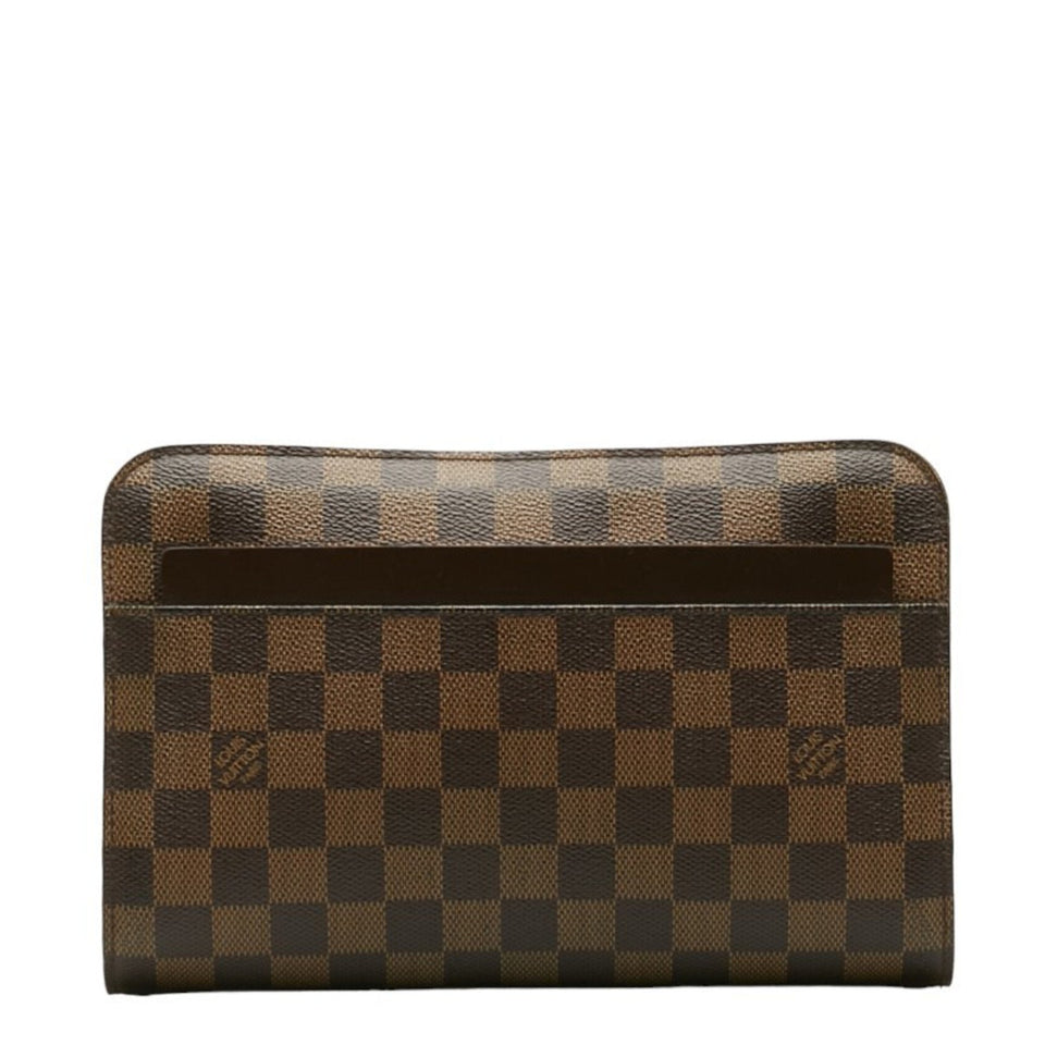 Louis Vuitton Saint-Louis  Canvas Clutch Bag