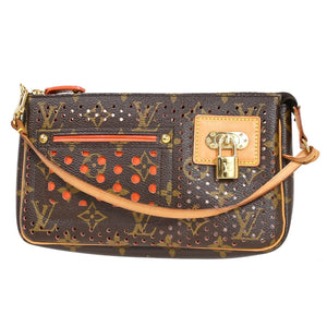 Louis Vuitton Pochette Accessoires  Canvas Clutch Bag