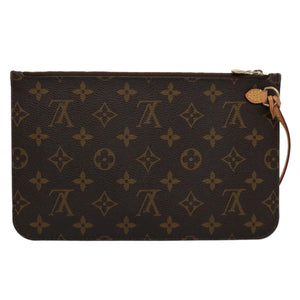 Louis Vuitton Neverfull  Canvas Clutch Bag