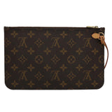 Louis Vuitton Neverfull  Canvas Clutch Bag