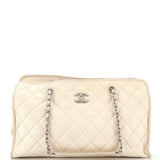 CHANEL French Riviera Tote Quilted Caviar Large