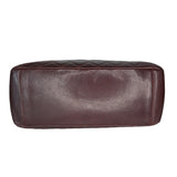 Chanel bags Burgundy Quilted Caviar Grand Shopping Tote GST