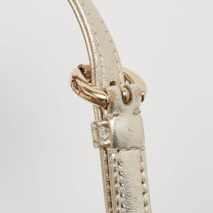 Dior Gold Cannage Leather Micro Beaded Lady Dior Tote