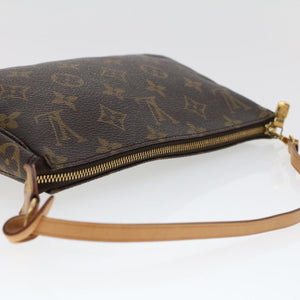 Louis Vuitton Pochette Accessoire  Canvas Clutch Bag