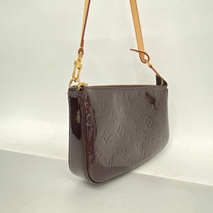 Louis Vuitton Pochette Accessoires  Patent Leather Clutch Bag