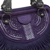 Dior Pleated Leather Plisse Satchel