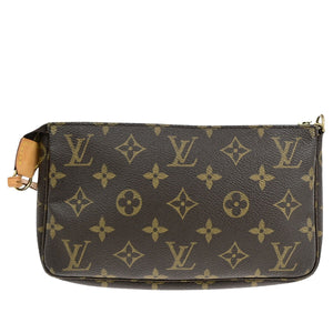 Louis Vuitton Pochette Accessoires  Canvas Clutch Bag