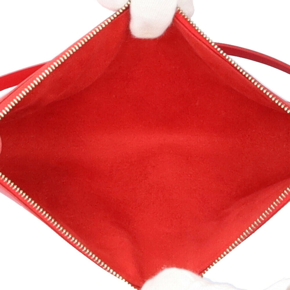 Louis Vuitton Pochette Accessoire  Leather Clutch Bag