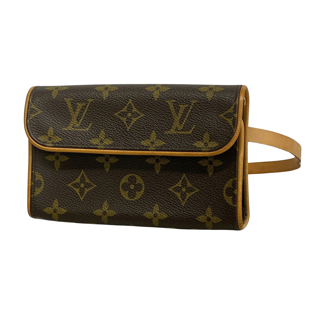 Louis Vuitton Pochette Florentine  Canvas Clutch Bag