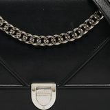 Dior Black Leather Large Diorama Flap Shoulder Bag