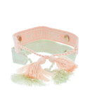 Dior Logo Signature Raffia Bracelet