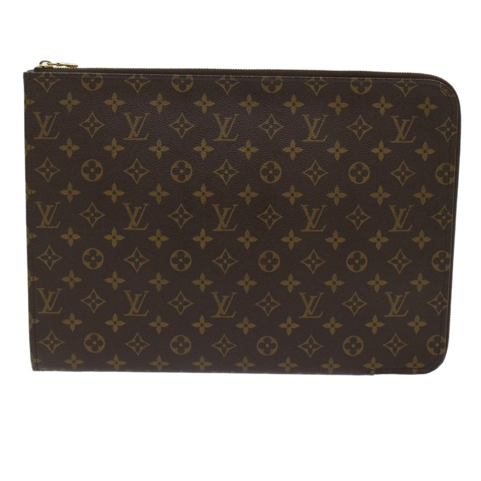 Louis Vuitton Poche Document  Canvas Clutch Bag