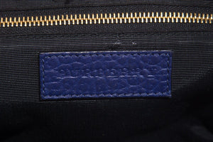 Burberry Navy Pebbled Leather Cross-Body Bag