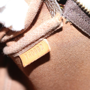 Louis Vuitton Pochette Accessoire  Canvas Clutch Bag