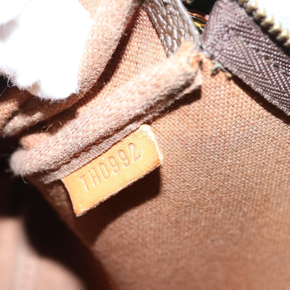 Louis Vuitton Pochette Accessoire  Canvas Clutch Bag