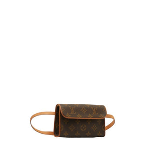 Louis Vuitton Pochette Florentine  Canvas Clutch Bag