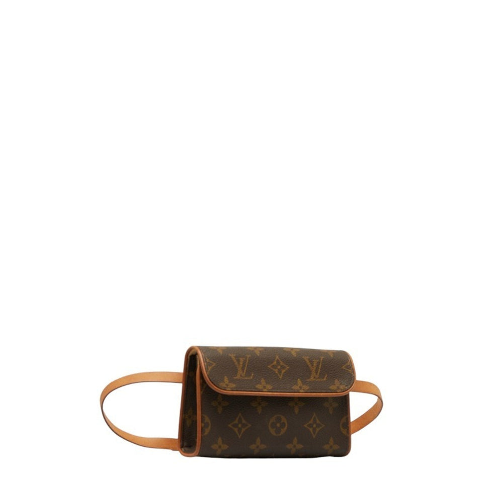 Louis Vuitton Pochette Florentine  Canvas Clutch Bag