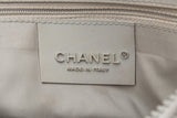 Chanel 2005/06 Grey Cross Body Rabbit Fur & Silver Seatbelt Buckle Handbag