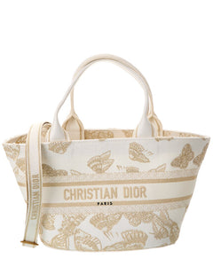 Dior Hat Canvas Basket Bag