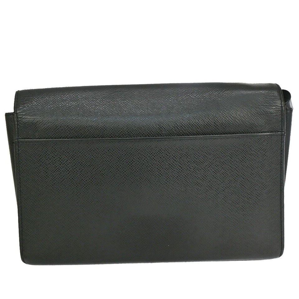 Louis Vuitton Selenga  Leather Clutch Bag