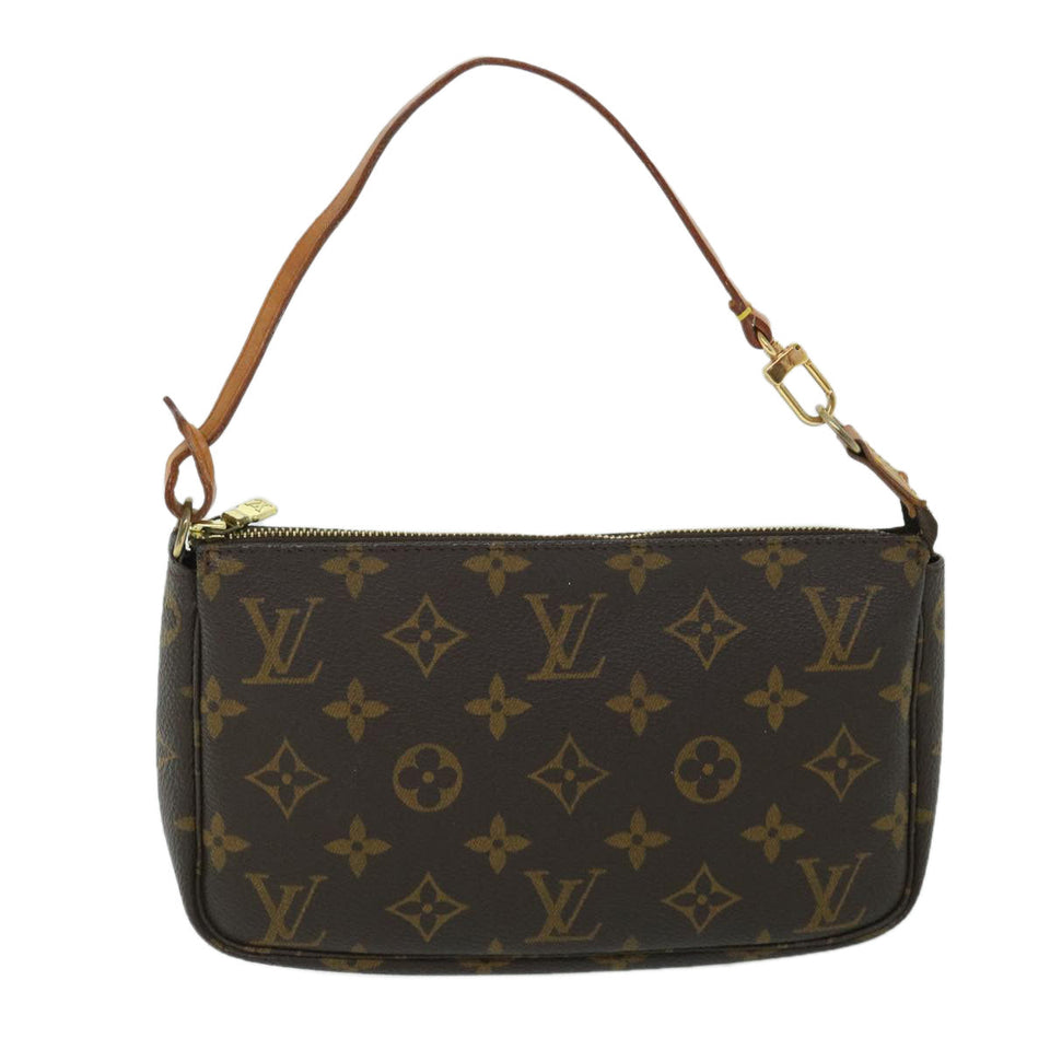 Louis Vuitton Pochette Accessoire  Canvas Clutch Bag