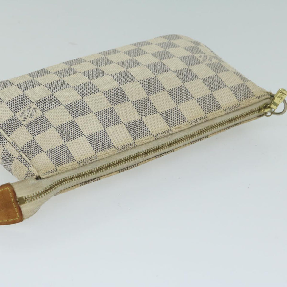 Louis Vuitton Pochette Accessoire  Canvas Clutch Bag