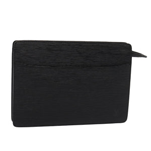 Louis Vuitton Epi Pochette Homme Clutch Bag Black Noir