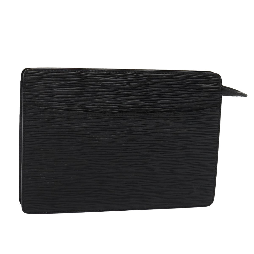Louis Vuitton Epi Pochette Homme Clutch Bag Black Noir