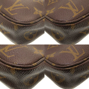 Louis Vuitton Pochette Accessoires  Canvas Clutch Bag