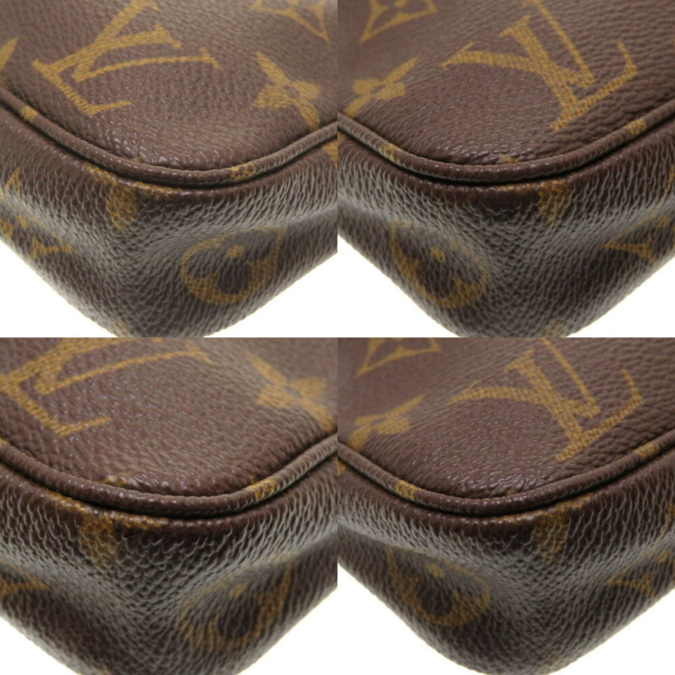 Louis Vuitton Pochette Accessoires  Canvas Clutch Bag